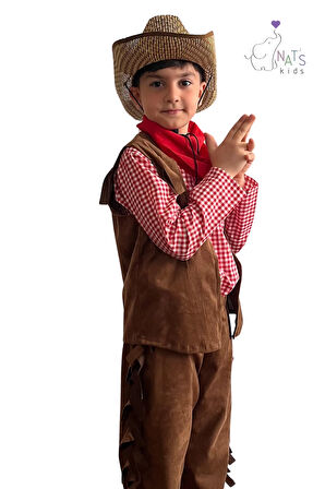 Unisex Kovboy Kostümü Parti Kıyafeti