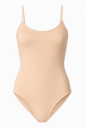 Kadın Pamuklu Likralı Penye İnce Askılı Beyaz 2'li Çıtçıtlı Body