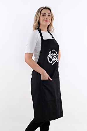 Unisex Master Chef Ayar Askılı Mutfak Önlüğü