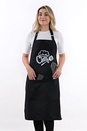 Unisex Master Chef Ayar Askılı Mutfak Önlüğü