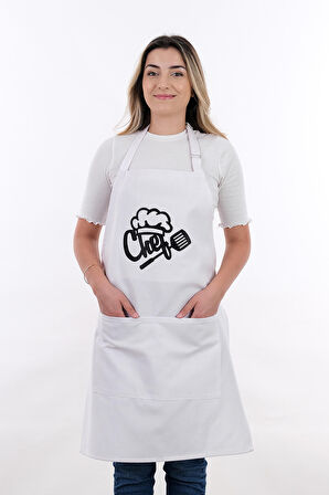 Unisex Master Chef Ayar Askılı Mutfak Önlüğü