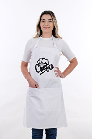 Unisex Master Chef Ayar Askılı Mutfak Önlüğü