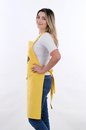 Unisex Master Chef Ayar Askılı Mutfak Önlüğü