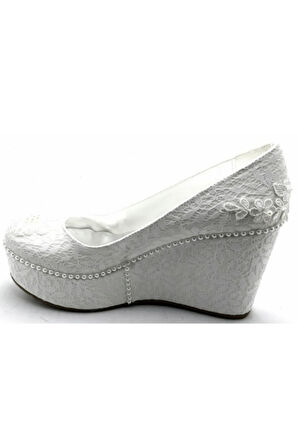 Dolgu Taban Gelin Ayakkabısı