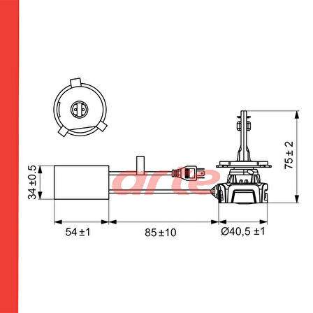 Bosch H4 Gigalight Led Ampul 12V 30W 6000K 1987301554