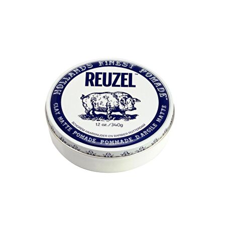 Reuzel Clay Matte Pomade Erkekler için Saç Şekillendirici Krem 340Gr