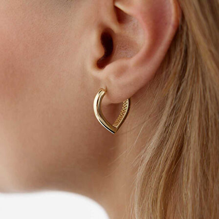 Füzyon Deev Kalp Küpe