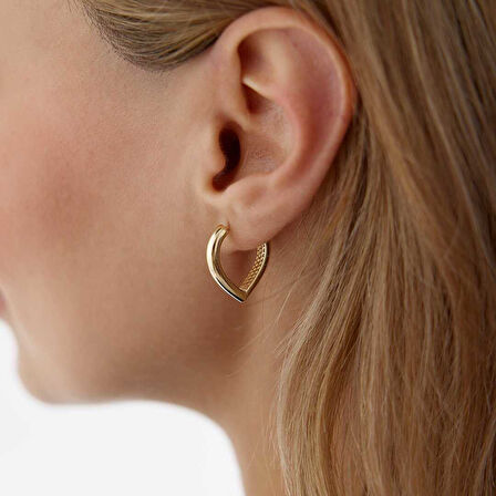 Füzyon Deev Kalp Küpe