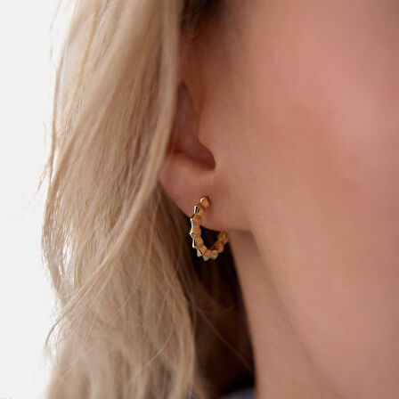 Kirpik Kristal J Küpe