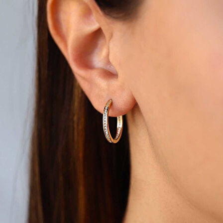 Oluklu Medium Tamtur Küpe