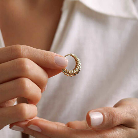 Bold Deniz Kabuğu Küpe