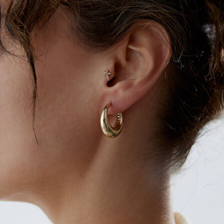 Bold Hollow Bombe Küpe