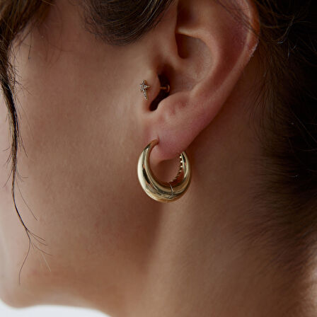 Bold Hollow Bombe Küpe