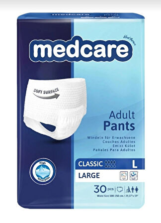 MEDCARE Emici Külot Large (Büyük Boy) 30 Adet