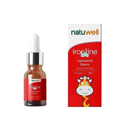 Natuwell Ironline Kids Lipozomal Demir Damla 30 ml