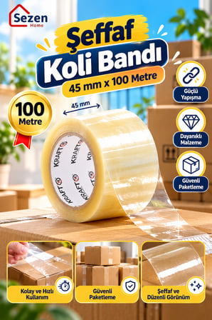 Pratik Ev İhtiyaç Seti – Güçlü Koli Bandı, Çift Taraflı Halı Kaydırmaz Bant, 5'li Gider Süzgeci ve Bant Kesme Aparatı