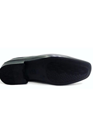 785 Erkek Siyah Mevsimlik Poli Taban Deri Ayakkabı