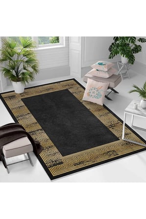 Kaymaz Taban Yıkanabilir Halı – Mutfak, Salon, Yatak Odası için Modern Dijital Baskı Halı (SLNHALI_1