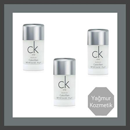 Calvin Klein one 75ml. Unisex Deo Stick 3lü Set