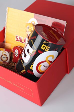 DEKOMUS GIFT BOX ÖZEL KUTULU LİSANSLI GALATASARAY KIRTASİYE SETİ