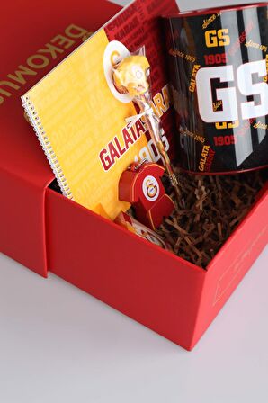 DEKOMUS GIFT BOX ÖZEL KUTULU LİSANSLI GALATASARAY KIRTASİYE SETİ