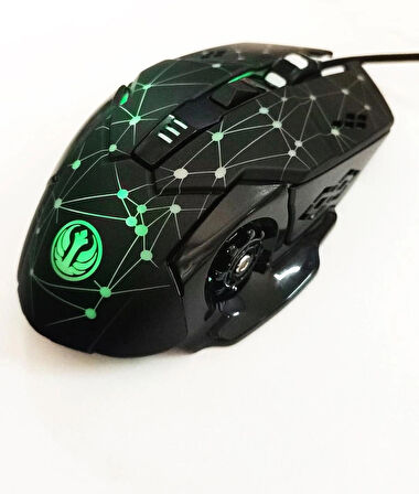  Stalker Warrior GMX7-S Rgb Mouse 2400 Dpi Oyuncu Mouse Gaming Mouse Örgü Kablo E-spor Mouse Pro