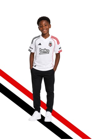 ORJİNAL LİSANSLI ADİDAS BEŞİKTAŞ FORMA 25-26 SEZON BEYAZ ÇOCUK FORMASI UV KUTU HEDİYELİ