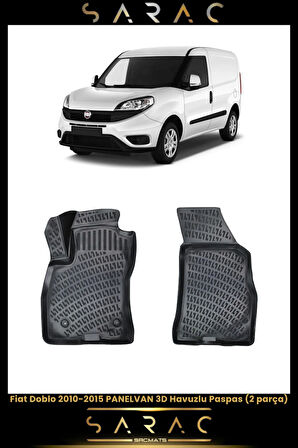 Fiat Doblo Panelvan 2015 Model(ESKİ KASA) Araca Özel 3d Havuzlu Paspas(2 PARÇA)