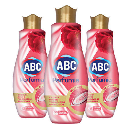 ABC Parfumia Konsantre Yumuşatıcı 1200 Ml Kolay Ütü x 3 Adet