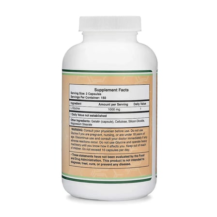 Glycine 1,000 mg 300 Kapsül Relax