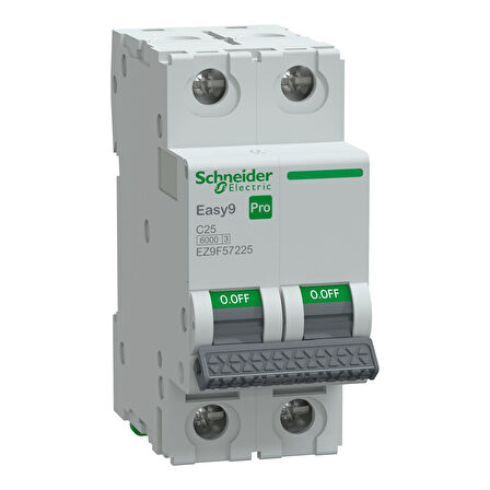 Schneider Pro 2 Faz 25A 6 KA C Tipi Sigorta ,EZ9F57225