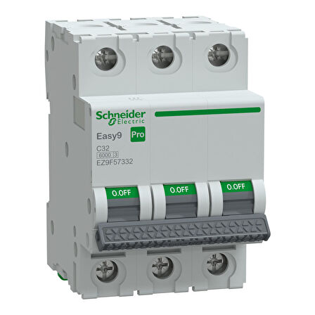 Schneider Pro 3 Faz 32A 6 KA C Tipi Sigorta EZ9F57332