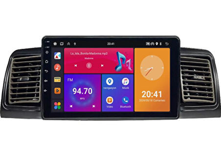 Toyota Corolla Android Multimedya Sistemi (2002-2006) for-x 6/128