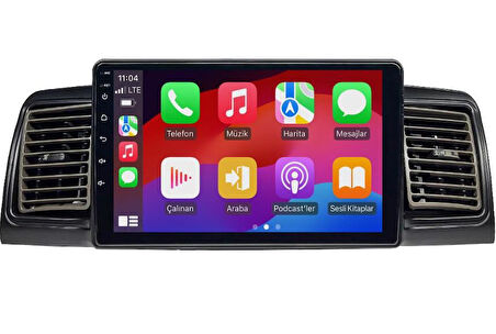 Toyota Corolla Android Multimedya Sistemi (2002-2006) for-x 6/128