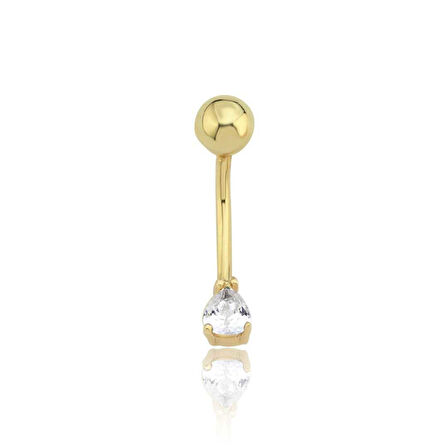Damla Taşlı Göbek Piercing