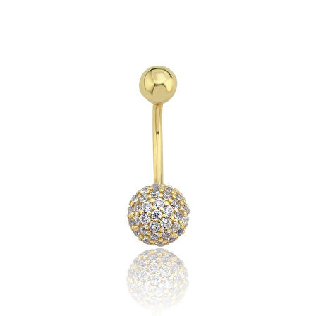 Taşlı Top Göbek Piercing
