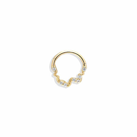 Taşlı Dalga Model Helix Piercing