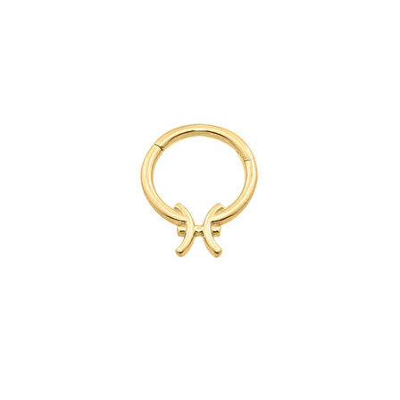 Balık Burcu Halka Helix Piercing