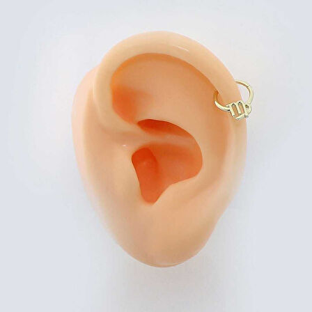 Başak Burcu Halka Helix Piercing