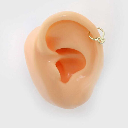 Oğlak Burcu Halka Helix Piercing
