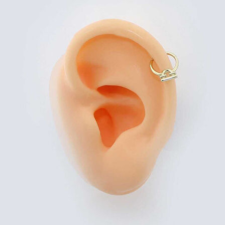 Terazi Burcu Halka Helix Piercing