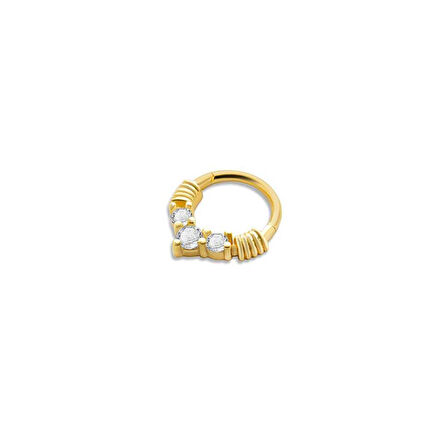 Bobin Taşlı Helix  Piercing