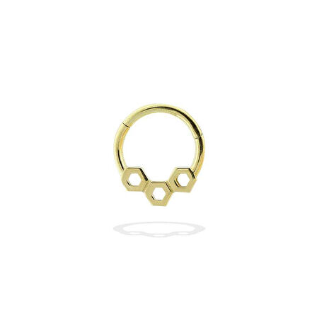 Bal Peteği Helix Piercing