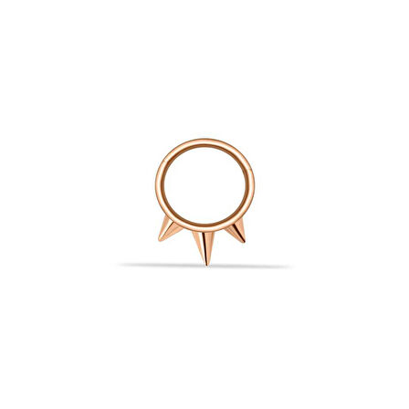 Üç Diken Motifli Helix Piercing