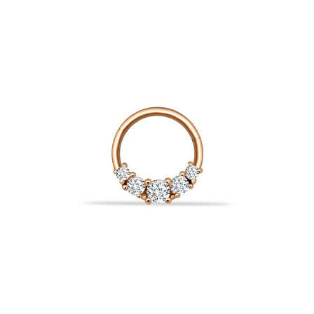 Beş Tektaşlı Helix Piercing