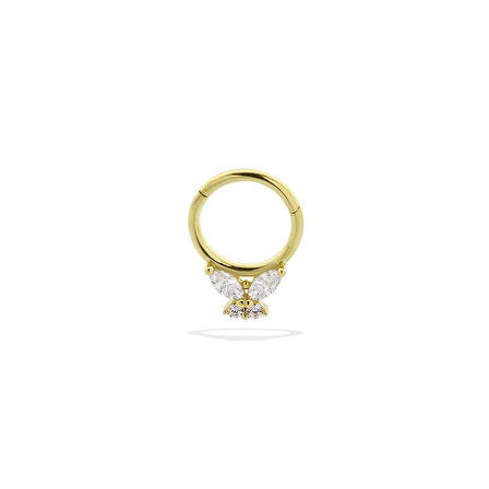 Markiz Taşlı Kelebek Helix Piercing