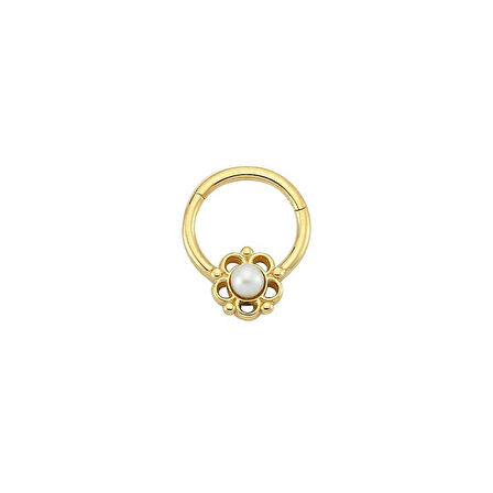 İncili Çiçek Helix Piercing