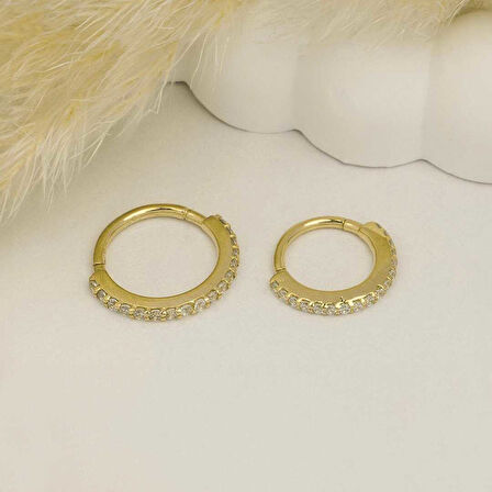 Yarımtur Yan Taşlı Helix