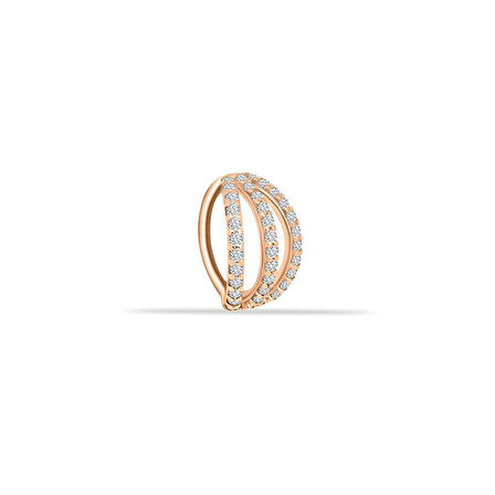 Üçlü Alttan Taşlı Helix Piercing