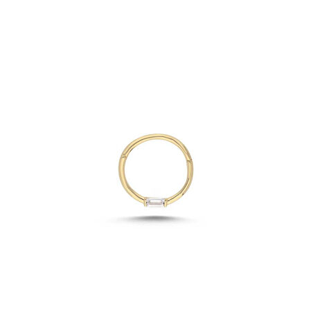 10mm Beyaz Baget Helix Piercing